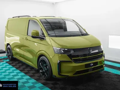 New VW T7 Pro 150 HP (110 kW) 2026 Green Van