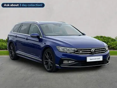 Used VW Passat R-line 150 HP (110 kW) 2024 Blue Estate