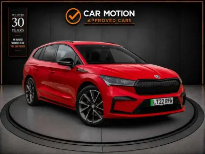 Used Skoda Enyaq iV SportLine 150 kW (204 HP) 2022 Red SUV