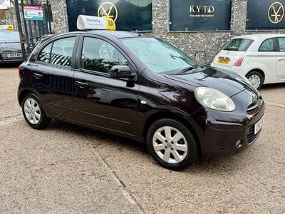 Begagnad Nissan Micra Acenta 2012 Svart Halvkombi