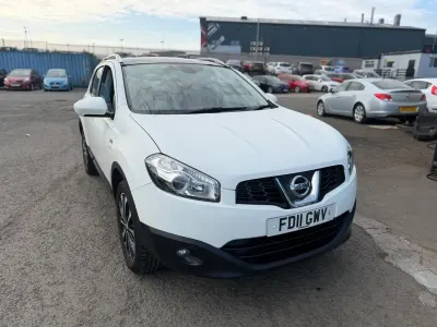 Used Nissan Qashqai N-TEC 117 HP (86 kW) 2011 White SUV