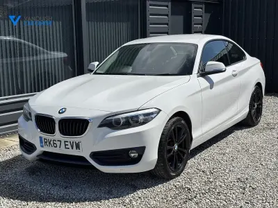 Used BMW 218 Sport Line 136 HP (100 kW) 2017 White Coupe