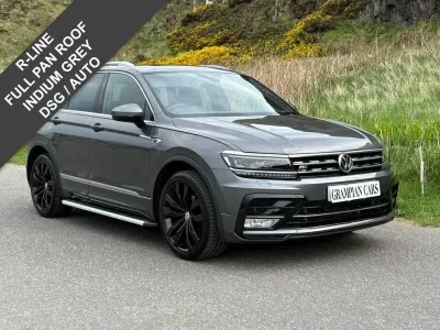 Usado VW Tiguan R-line 150 CV (110 kW) 2017 Gris SUV