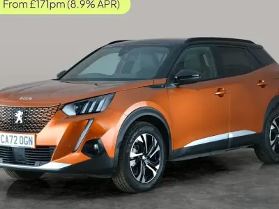 Used Peugeot e-2008 GT 100 kW (136 HP) 2022 Orange SUV