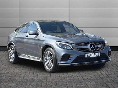 Used Mercedes GLC250 AMG Line Premium 204 HP (150 kW) 2018 Grey Coupe