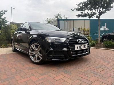 Black Used 2018 Audi A3 S-Line Sedan | £9,995