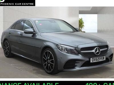 Begagnad Mercedes C220 AMG line 194 HK (142 kW) 2019 Grå Sedan