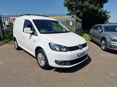Used VW Caddy Startline 75 HP (55 kW) 2014 White MPV