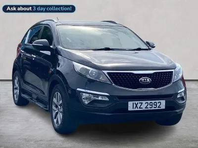 Used Kia Sportage 116 HP (85 kW) 2015 Black SUV