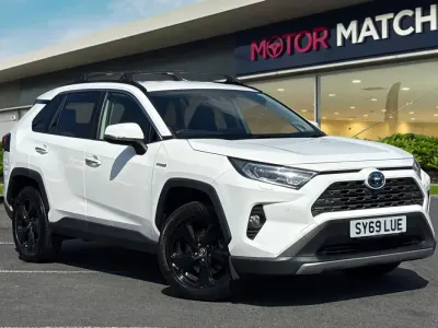 Used Toyota RAV4 Hybrid 2019 White SUV