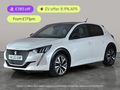 Used Peugeot e-208 GTi 100 kW (136 HP) 2020 White Hatchback