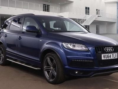 Blue Used 2014 Audi Q7 S-line plus SUV | £12,000 (Fair price)