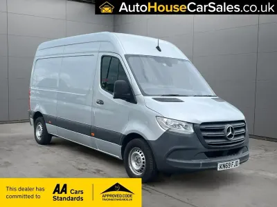 Used Mercedes Sprinter 141 HP (103 kW) 2019 Silver Van