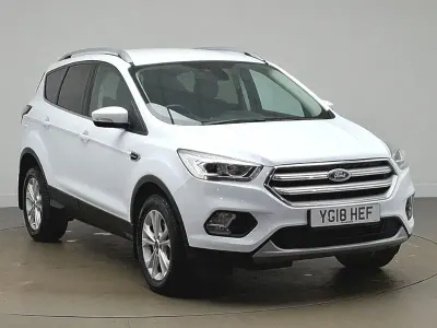 Begagnad Ford Kuga Titanium 120 HK (88 kW) 2018 Vit SUV