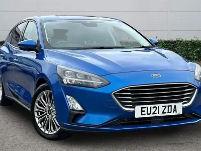 Used Ford Focus Titanium X 125 HP (91 kW) 2021 Blue Hatchback