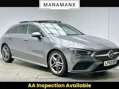 Begagnad Mercedes CLA180 AMG Line Premium Plus 2019 Grå Sedan