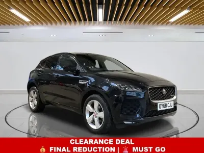 Used Jaguar E-Pace R-Dynamic 180 HP (132 kW) 2018 Black SUV