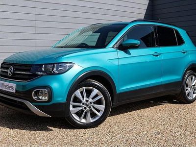 Used VW T-Cross Active 110 HP (80 kW) 2022 Blue SUV