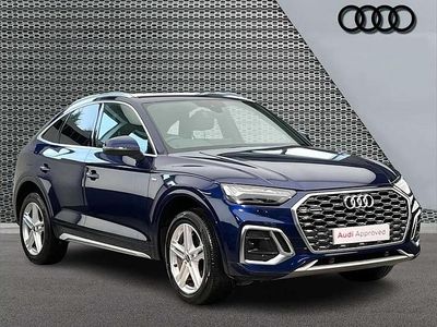 Begagnad Audi Q5 Sportback S-Line 200 HK (147 kW) 2023 Blå SUV