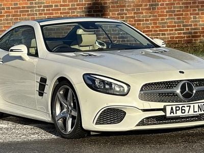 Used Mercedes SL400 AMG line 2017 White Cabriolet