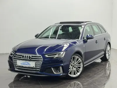 Used Audi A4 S-Line 190 HP (139 kW) 2019 Blue Estate