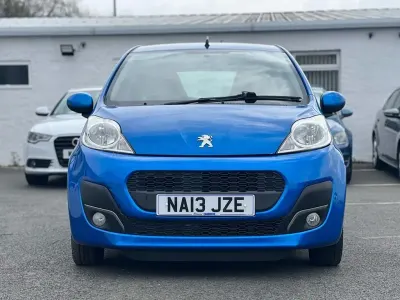 Second-hand Peugeot 107 Active 68 CP (50 kW) 2013 Albastru Hatchback