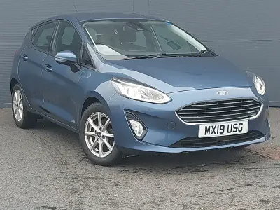 Used Ford Fiesta Zetec 100 HP (73 kW) 2019 Blue Hatchback