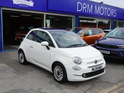 Used Fiat 500 2024 White Hatchback