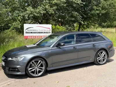 Used Audi A6 Black Edition 190 HP (139 kW) 2017 Grey Estate