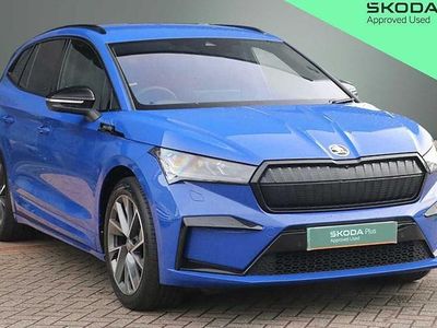 Used Skoda Enyaq iV SportLine 150 kW (204 HP) 2022 Energy blue SUV