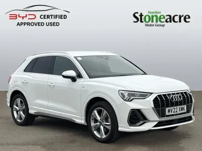 Used Audi Q3 S-Line 150 HP (110 kW) 2022 White SUV