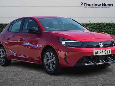 Used Vauxhall Corsa Design Edition 75 HP (55 kW) 2024 Crimson red Hatchback