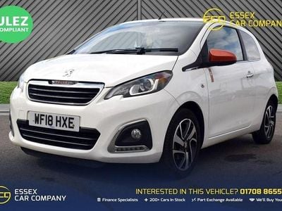 Used Peugeot 108 Roland Garros 82 HP (60 kW) 2018 White Hatchback