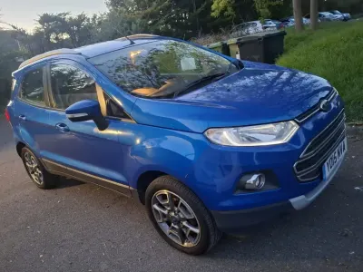 Used Ford Ecosport Titanium 125 HP (91 kW) 2015 Blue SUV