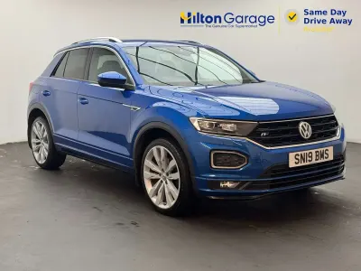 Used VW T-Roc R-line 150 HP (110 kW) 2019 Blue SUV