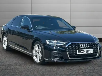 Used Audi A8 S-Line 340 HP (250 kW) 2024 Black Sedan