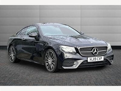 Black Used 2019 Mercedes E350 AMG line Coupe | £27,250