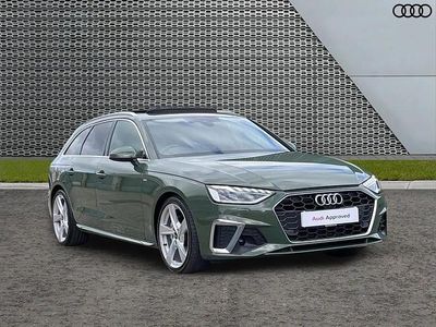 Used Audi A4 S-Line 200 HP (147 kW) 2024 Green Estate
