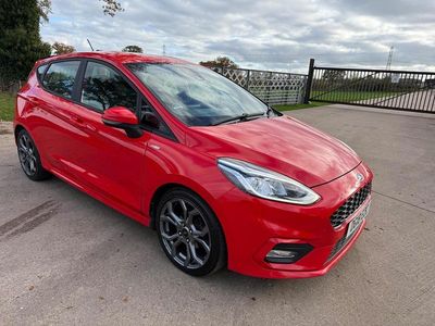 Red Used 2018 Ford Fiesta ST-Line Hatchback | £6,489 (A bit pricey)