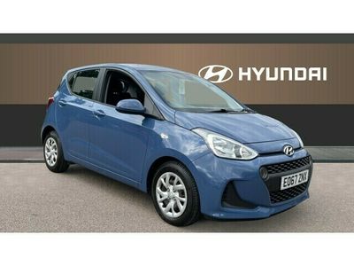 Blue Used 2017 Hyundai i10 SE Hatchback | £5,767 (Fair price)