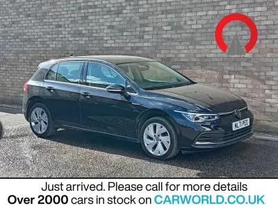 Used VW Golf VII Style 130 HP (95 kW) 2021 Black Hatchback