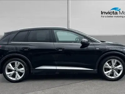 Used Audi Q4 e-tron S-Line 150 kW (204 HP) 2023 Mythos black metallic SUV