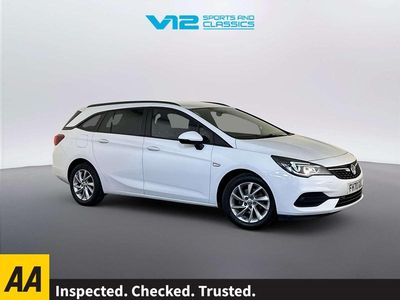 Used Vauxhall Astra S 105 HP (77 kW) 2021 White Estate