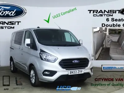 Used Ford Transit Custom Limited 130 HP (95 kW) 2022 Silver Van