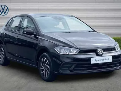 Second-hand VW Polo Life 95 CP (69 kW) 2023 Negru Hatchback