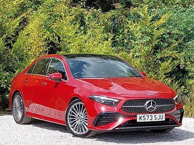 Red Used 2023 Mercedes A200 AMG Line Premium Plus Sedan | £25,098 (Expensive)