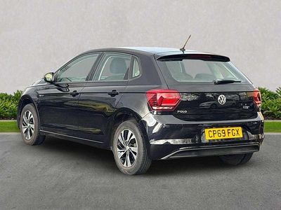 Usado VW Polo SE 95 HP (69 kW) 2019 Preto Citadino