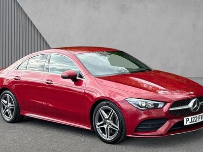 Begagnad Mercedes CLA180 AMG Line Premium 136 HK (100 kW) 2022 Röd Sedan