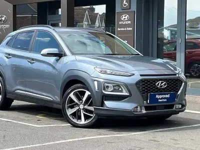 Used Hyundai Kona Premium 177 HP (130 kW) 2019 Silver SUV