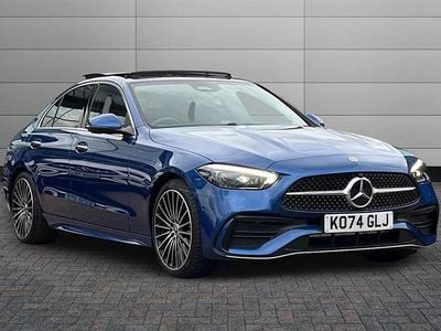 Used Mercedes C220 AMG Line Premium Plus 200 HP (147 kW) 2025 Spectral blue Sedan